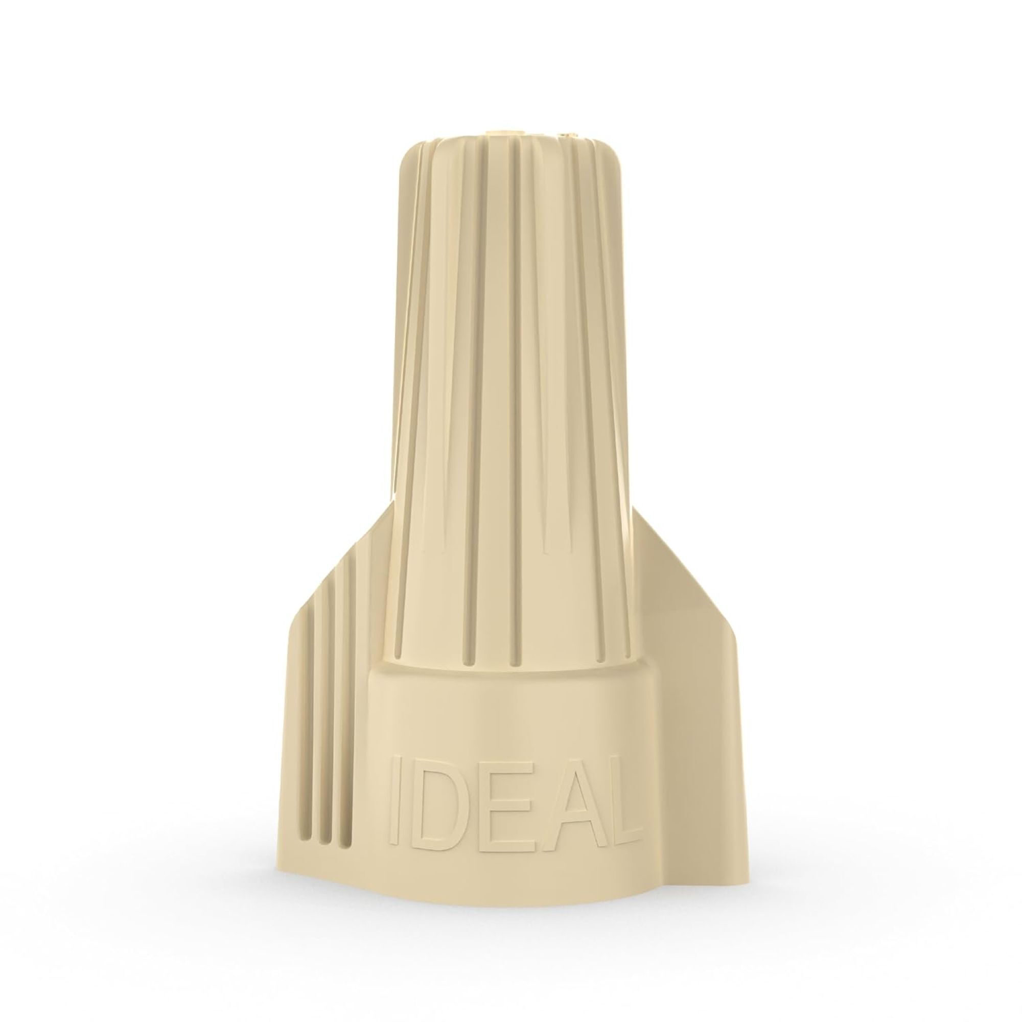 IDEAL, Tan Twister® 341® Wire Connectors, Install by hand or with a standard 5/16 in. nut driver, Handles #22 to #8 AWG wires, comfortable wings, expanding spring, Durable copolymer shell, UL-Listed, 30-341P